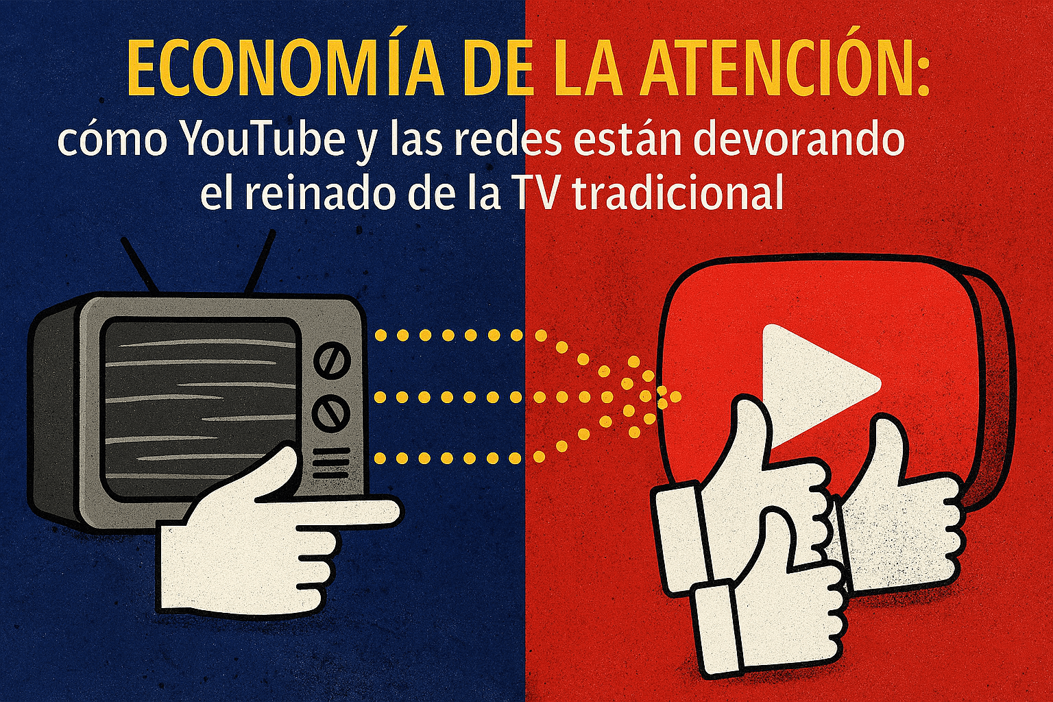 Economía de la atención: YouTube y redes sociales eclipsan a la televisión tradicional en Chile